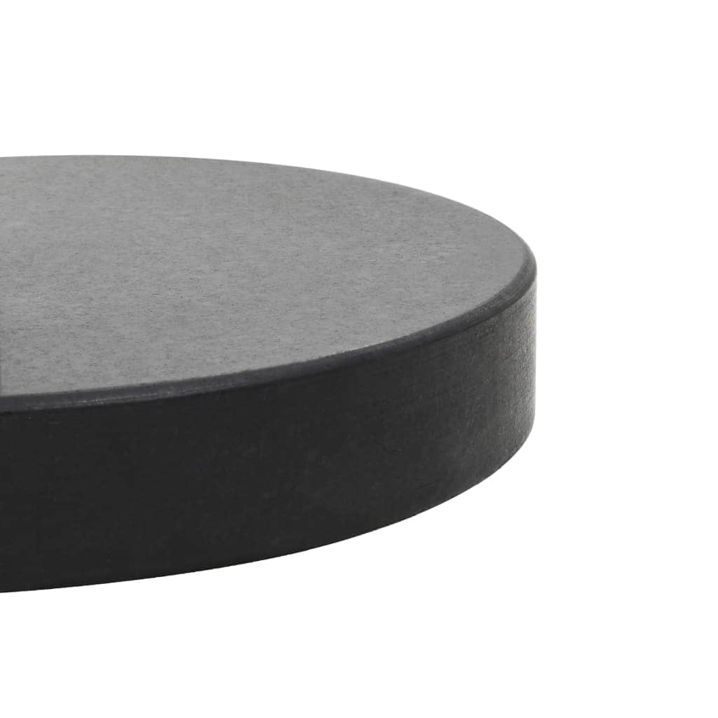 Parasol Base Granite 30 kg Round Black - Simple deals