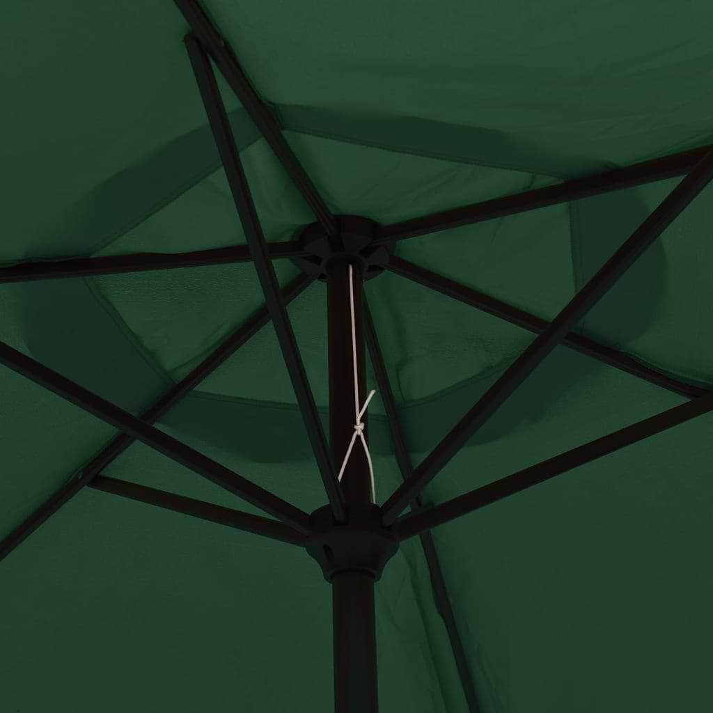 Parasol Green 3m Steel Pole - Simple deals