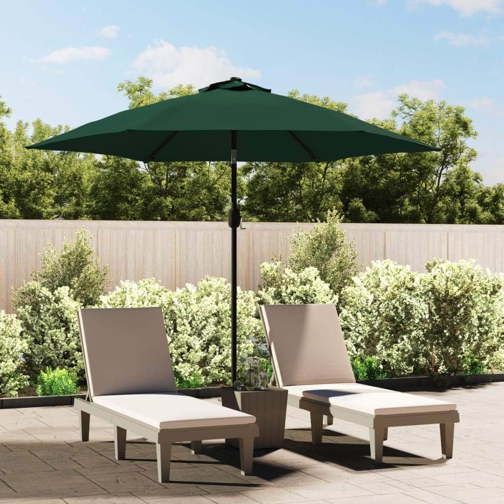 Parasol Green 3m Steel Pole - Simple deals
