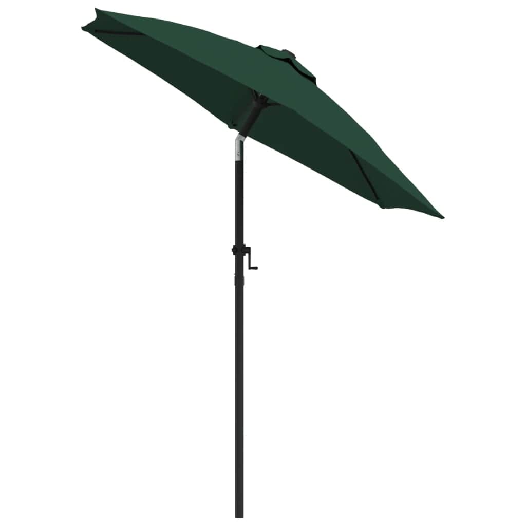 Outdoor Umbrellas & Sunshades - Parasol Green Aluminium