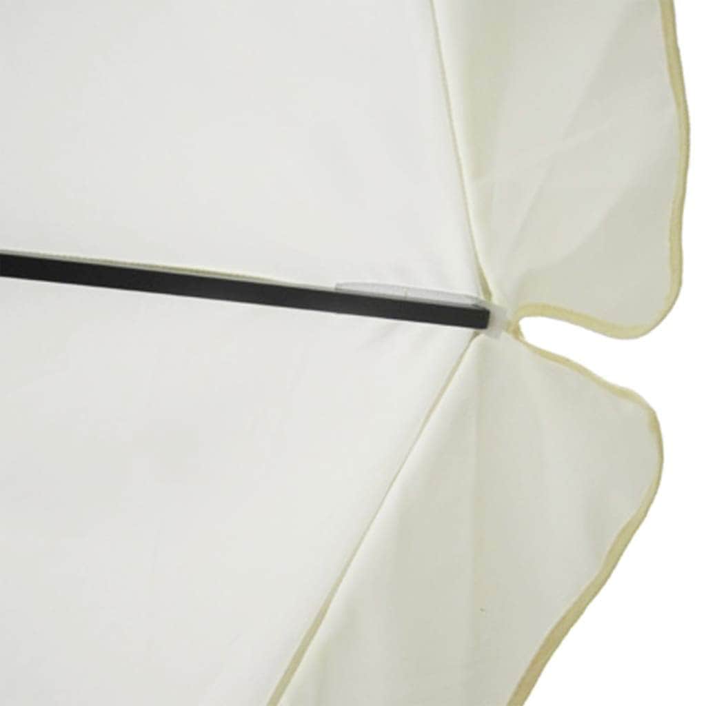 Parasol Samos 500 cm Aluminium White - Simple deals
