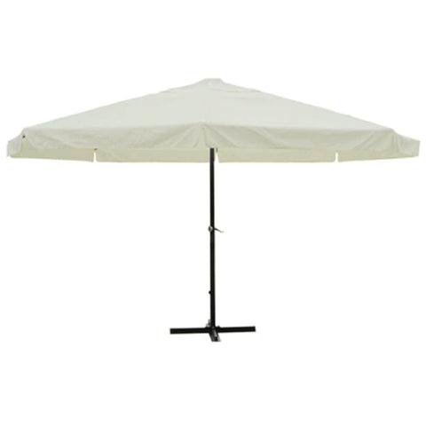 Parasol Samos 500 cm Aluminium White