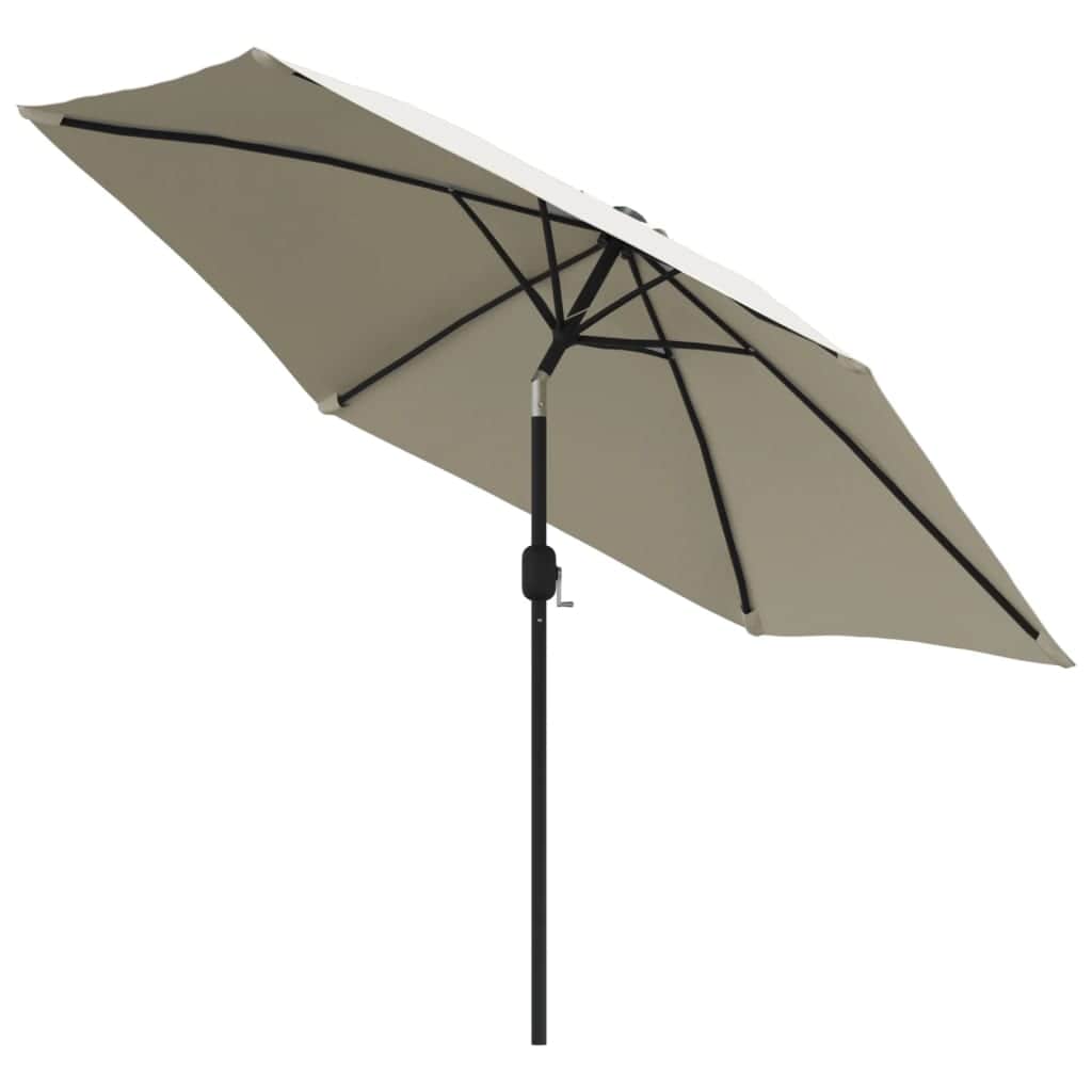 Parasol Sand White 3m Steel Pole - Simple deals