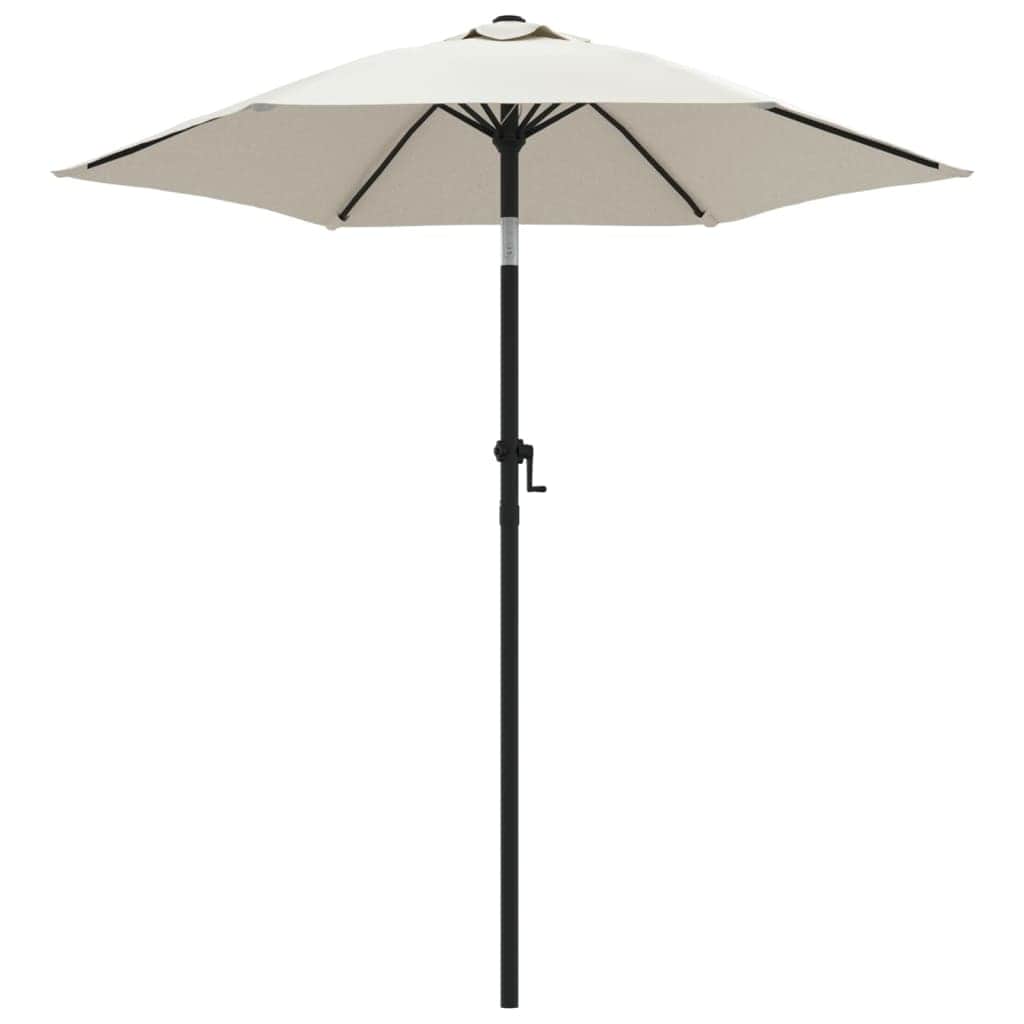 Parasol Sand White Aluminium
