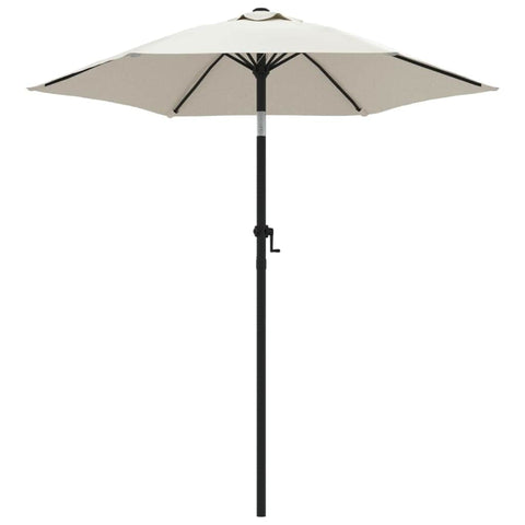 Parasol Sand White Aluminium