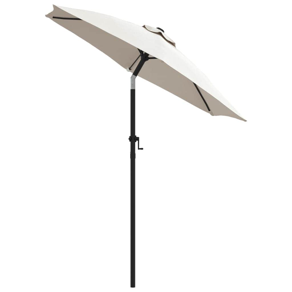 Parasol Sand White Aluminium