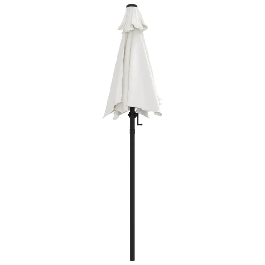Parasol Sand White Aluminium