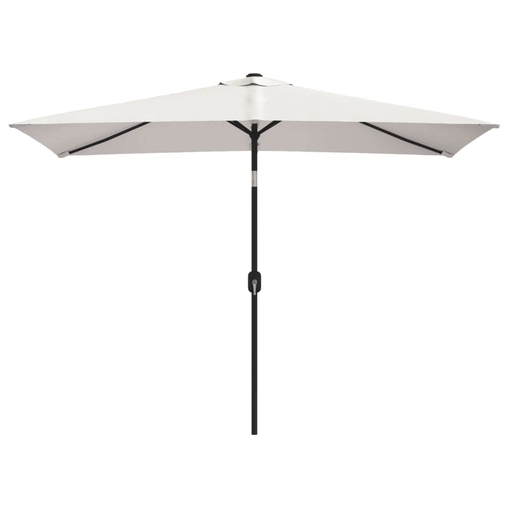 Parasol Sand White Rectangular - Simple deals