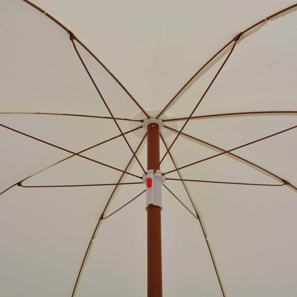 Parasol with Steel Pole Sand | Outdoor Umbrellas & Sunshades