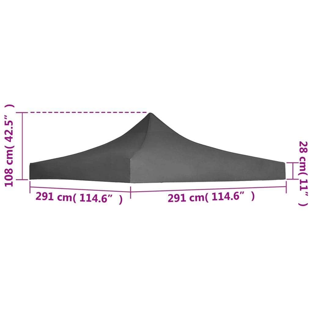 Party Tent Roof  Anthracite