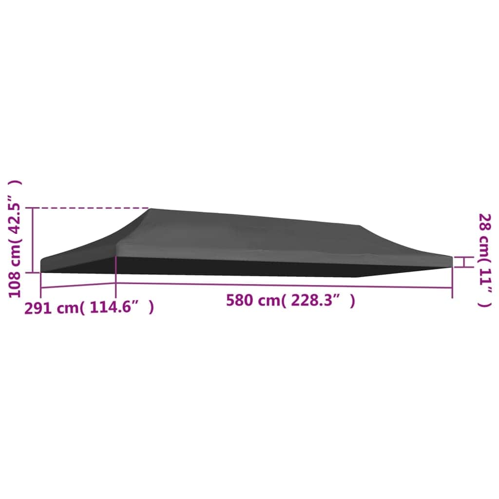 Party Tent Roof Anthracite - Simple deals