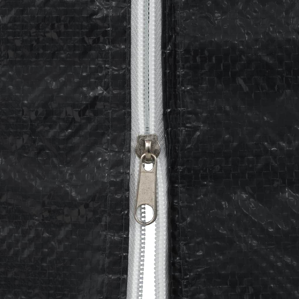 Party Tent Sidewall 2 pcs with Zipper PE Anthracite - Simple deals