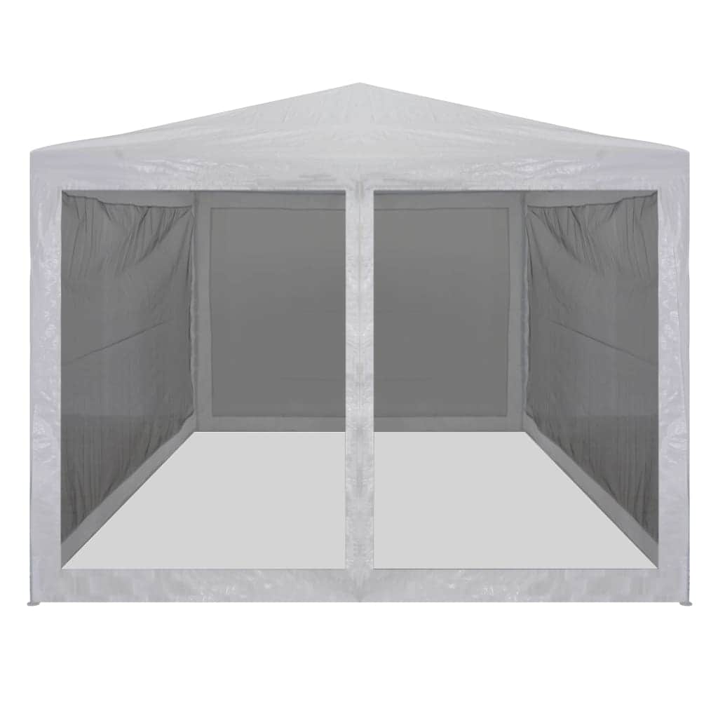 Party Tent with 4 Mesh Sidewalls