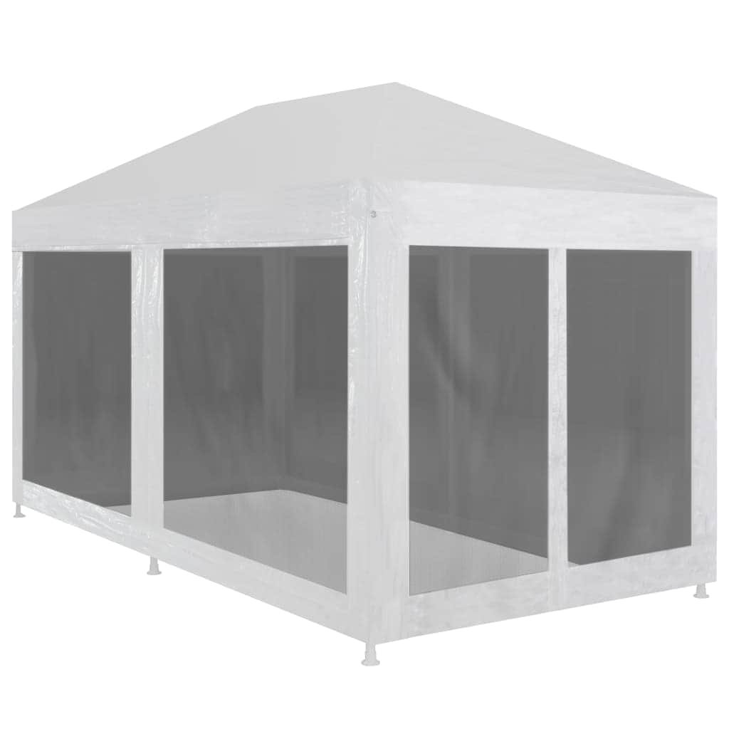 Party Tent with 6 Mesh Sidewalls - Simple deals