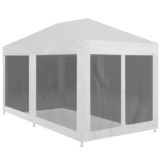 Party Tent with 6 Mesh Sidewalls - Simple deals