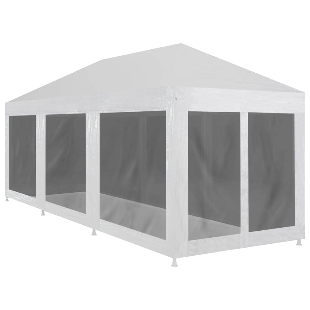 Party Tent with 8 Mesh Sidewalls - Simple deals