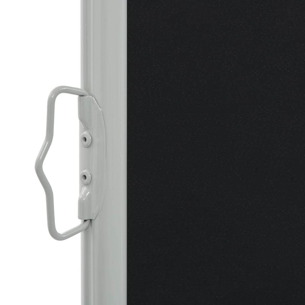 Patio Retractable Side Awning - Black - Simple deals
