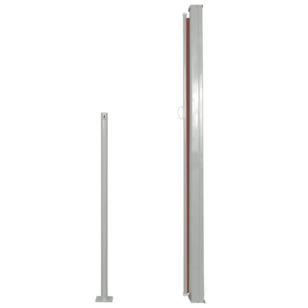 Patio Retractable Side Awning Brown - Simple deals