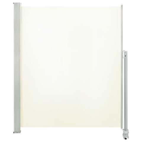 Patio Retractable Side Awning, Cream