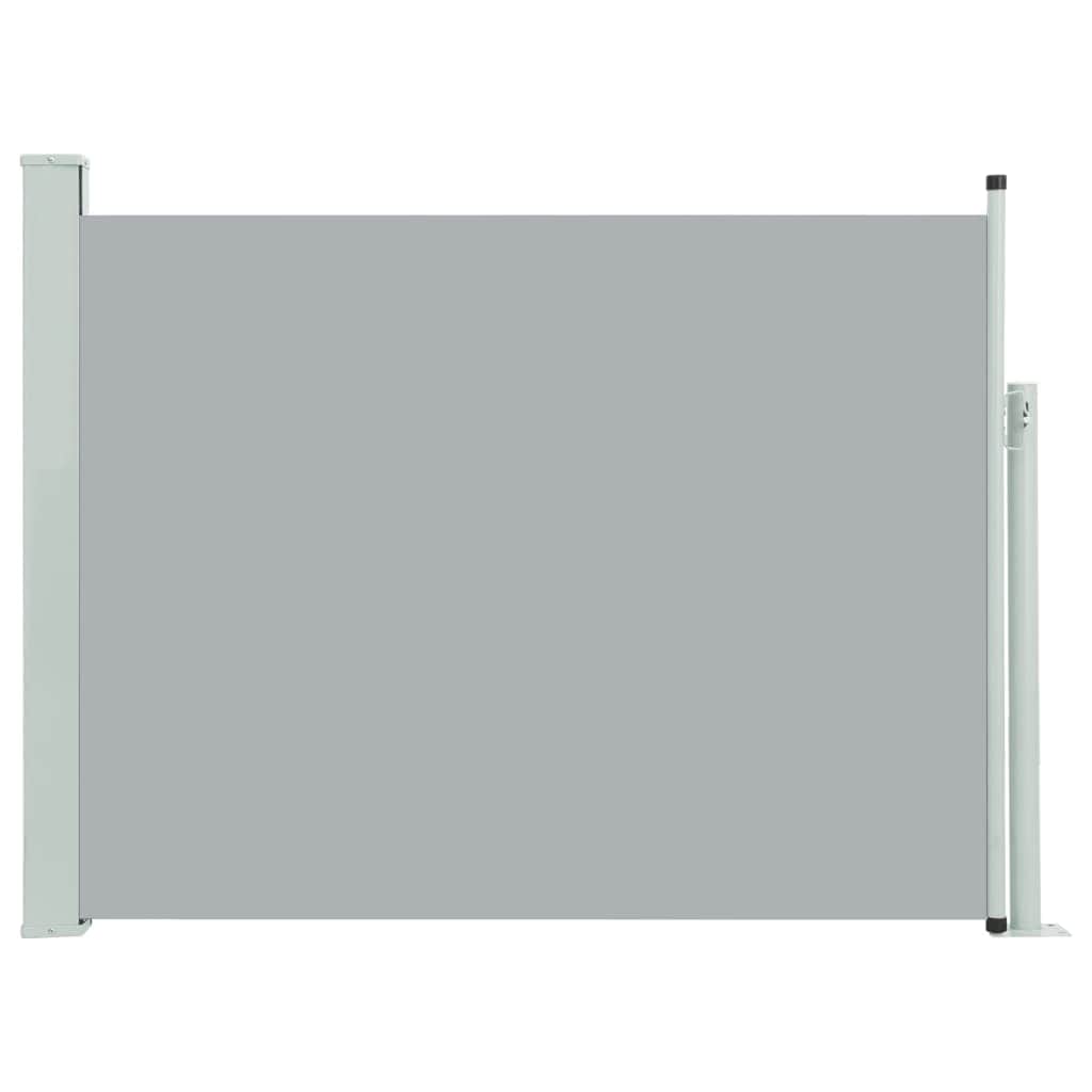 Patio Retractable Side Awning Grey