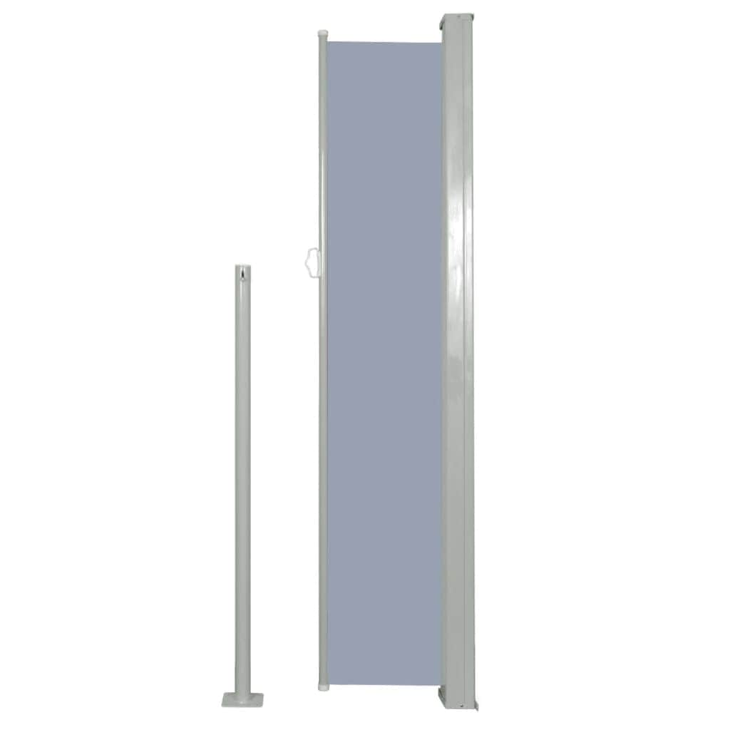 Patio Retractable Side Awning Grey - Simple deals