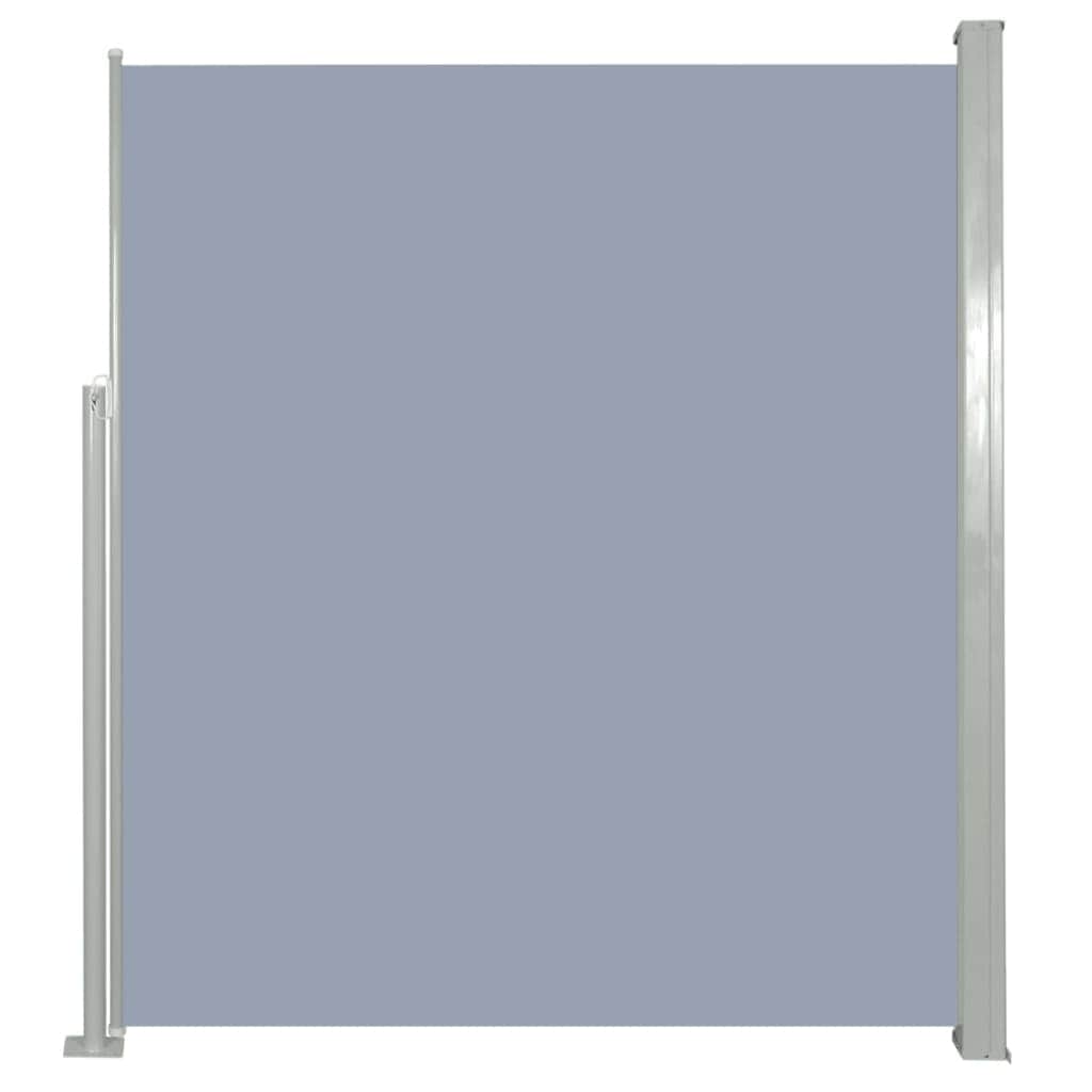 Patio Retractable Side Awning Grey - Simple deals