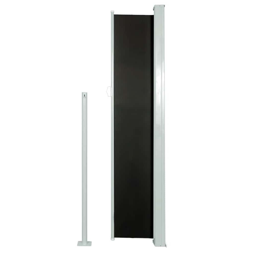 Patio Terrace Side awning - Black - Simple deals