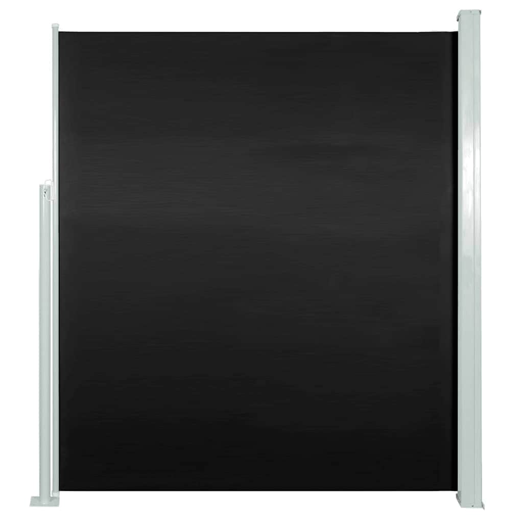 Patio Terrace Side awning - Black - Simple deals