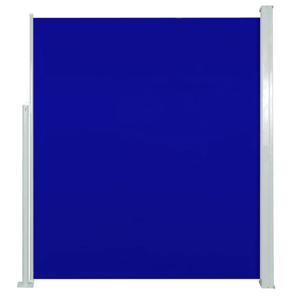 Patio Terrace Side Awning Blue - Simple deals