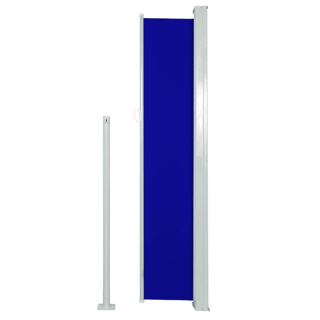 Patio Terrace Side Awning Blue - Simple deals