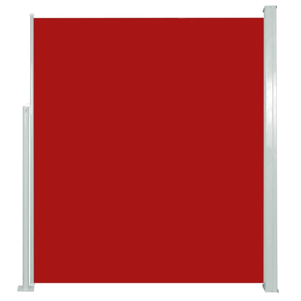 Patio Terrace Side Awning  Red