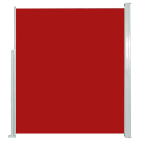 Patio Terrace Side Awning  Red