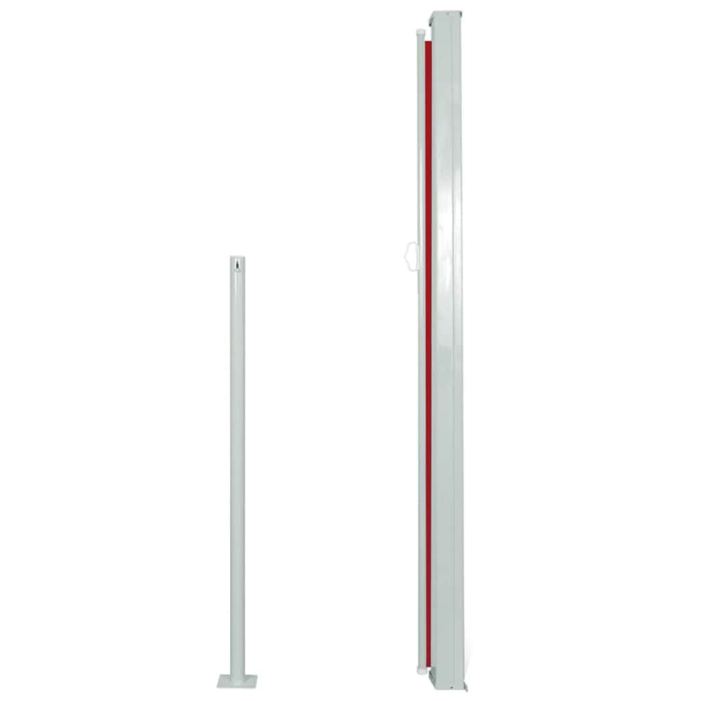 Patio Terrace Side Awning  Red