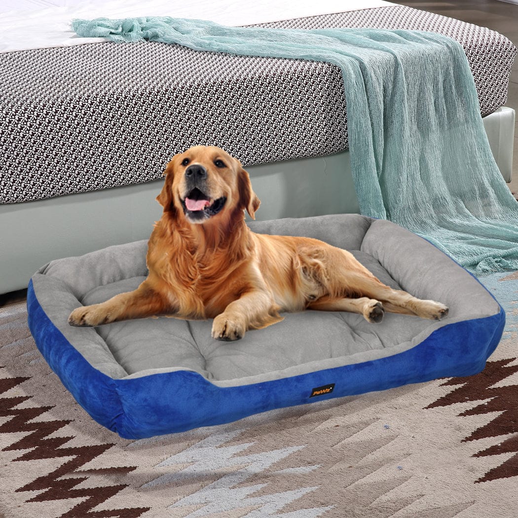 Pet Bed Dog Beds Bedding Mattress XL Navy X-Large, Mat Cushion Soft Pad