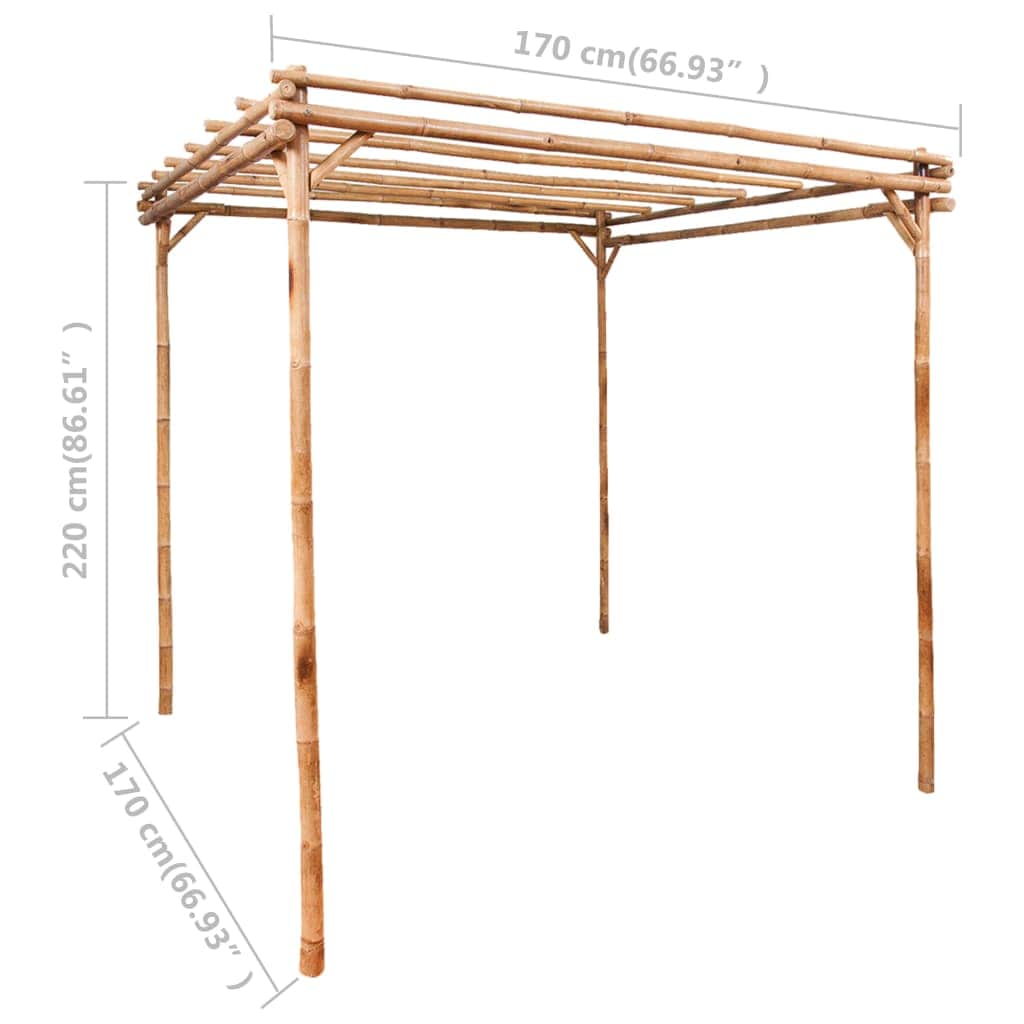 Pergola Bamboo | Garden Arches, Trellises, Arbours & Pergolas
