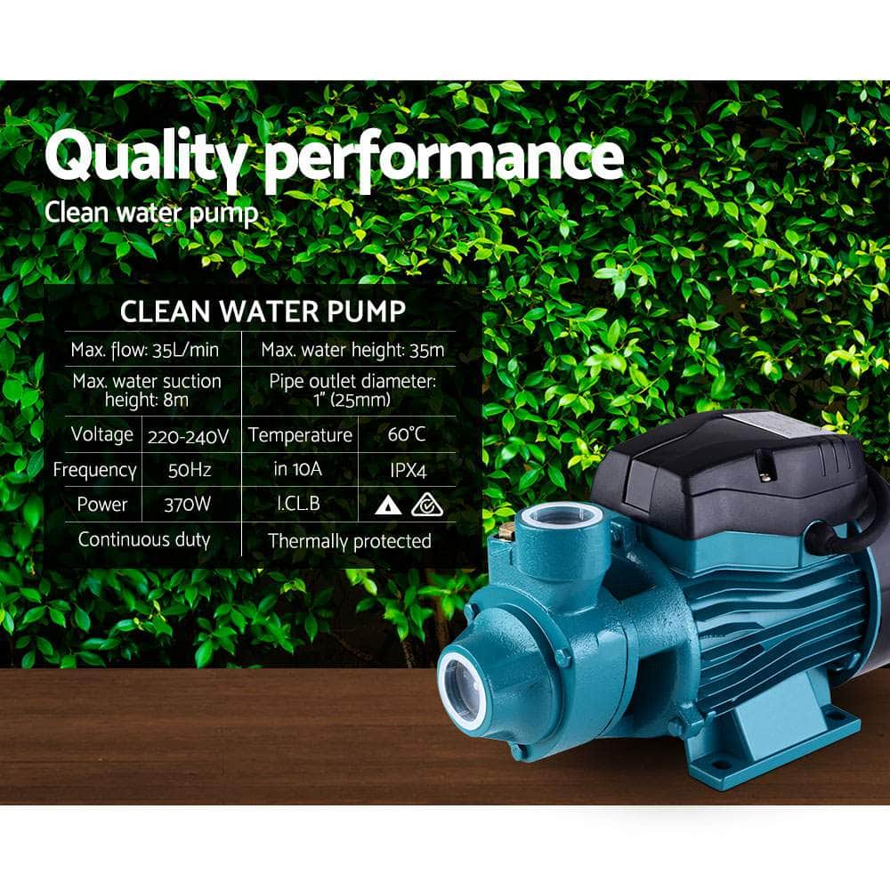 Peripheral Water Pump Garden Boiler Car Wash Auto Irrigation House Qb60