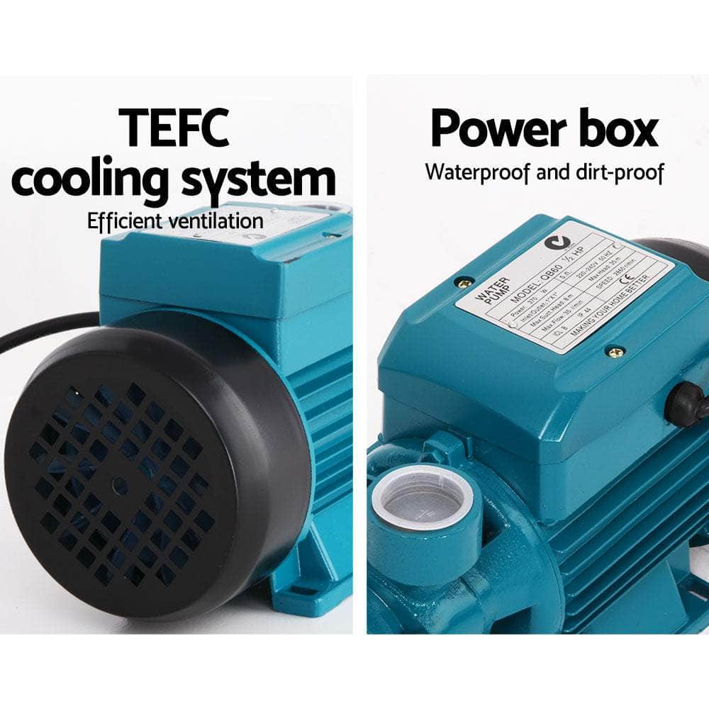 Peripheral Water Pump Garden Boiler Car Wash Electric Irrigation Qb60