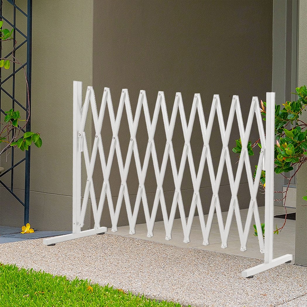 Pet Baby Safety Fence Security Gate Barrier Indoor Outdoor White - White colour - photo 20