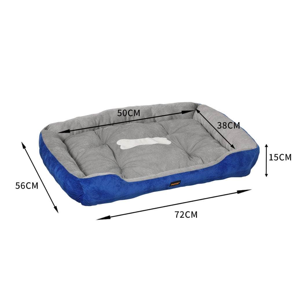 Pet Bed Dog Beds Bedding Mattress M Navy Medium