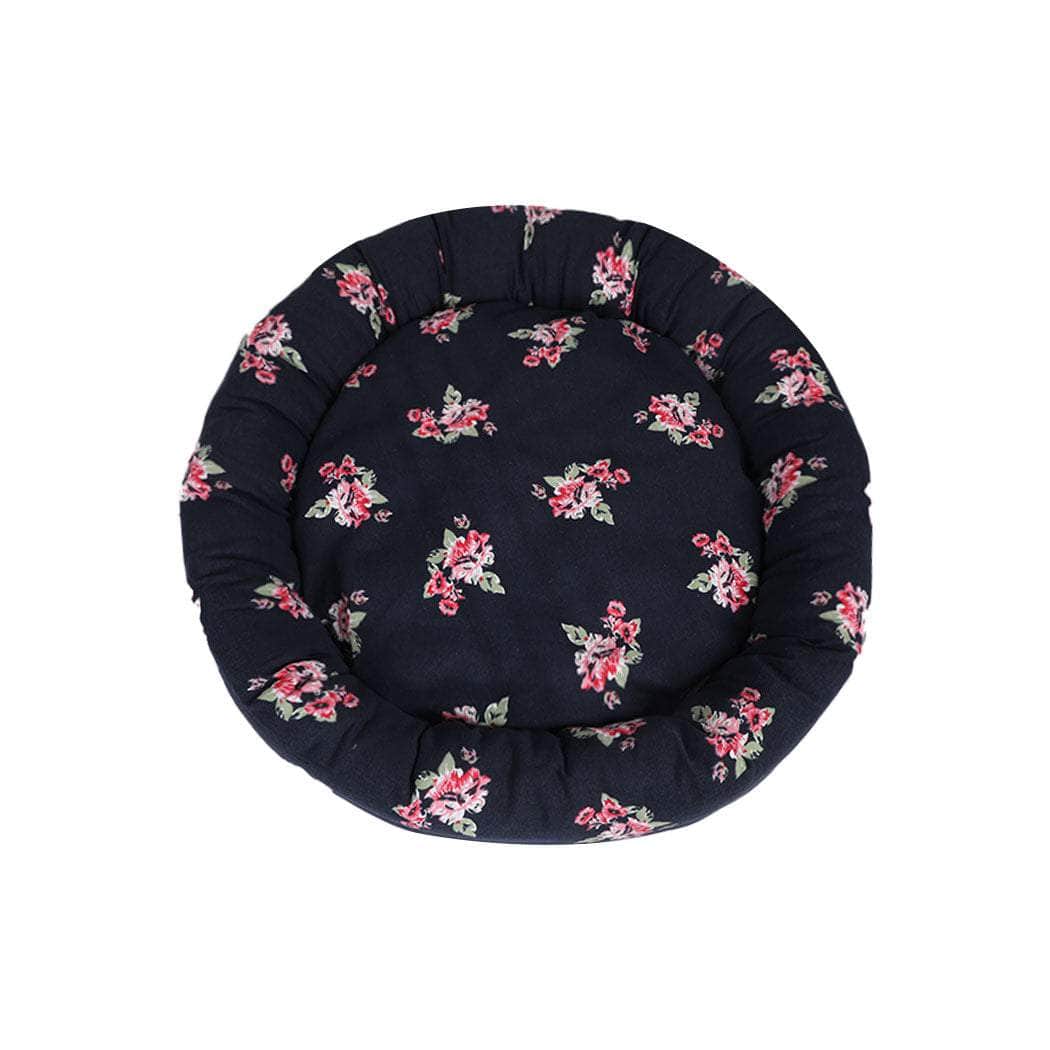 Pet Bed Washable Dog Calming Round Kennel Summer Outdoor