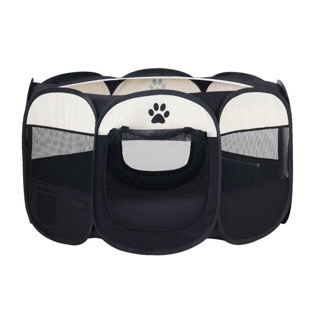 Pet Dog Playpen Enclosure Crate 8 Panel Play Pen Tent Bag Fence Puppy Xl