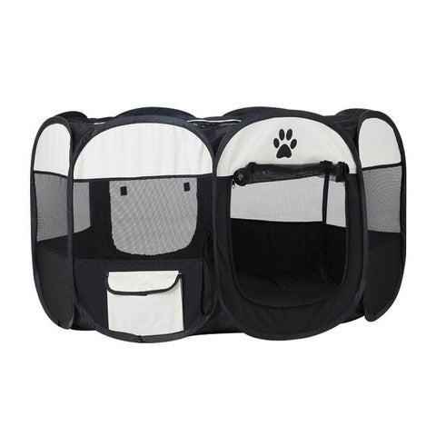 Pet Dog Playpen Enclosure Crate 8 Panel Play Pen Tent Bag Fence Puppy Xl