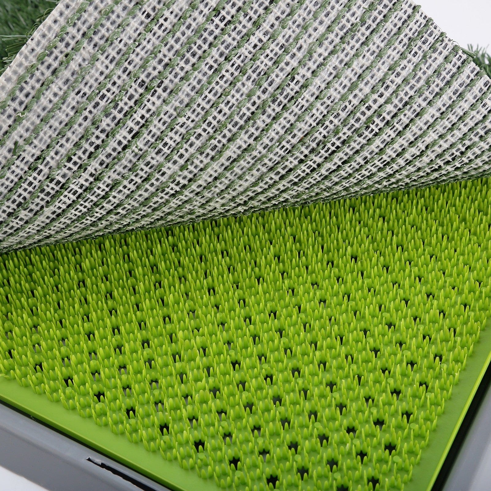 Pet Dog Potty Tray Training Toilet + 1 Grass Mat 69cm x 43cm, Dog Playpens & Gates - photo 15