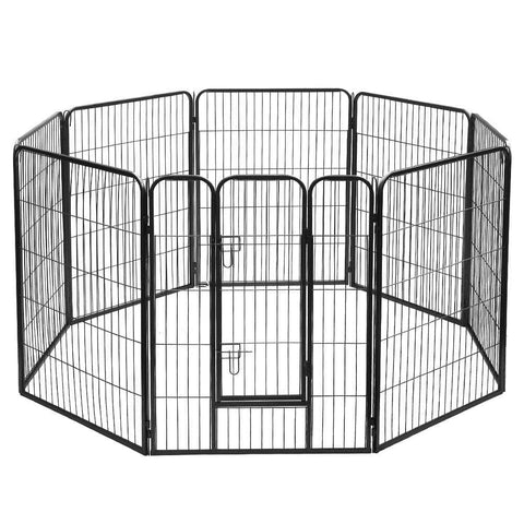 Pet Playpen Dog Playpen 40" 8 Panel Puppy Enclosure Fence Cage