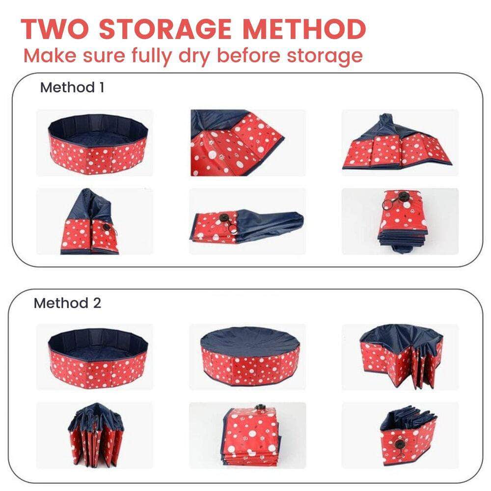 Pet Pool 160Cm*30Cm Red Xxl