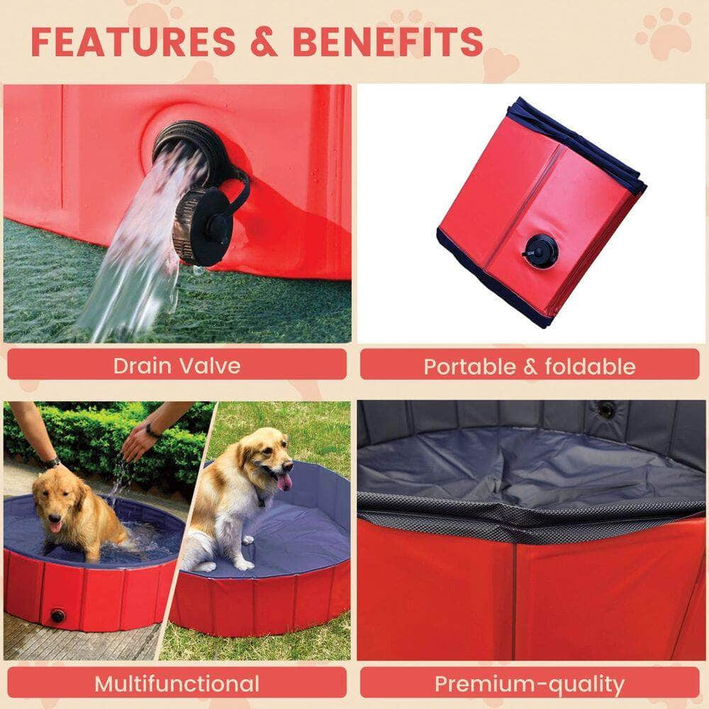Pet Pool 160Cm*30Cm Xxl Blue