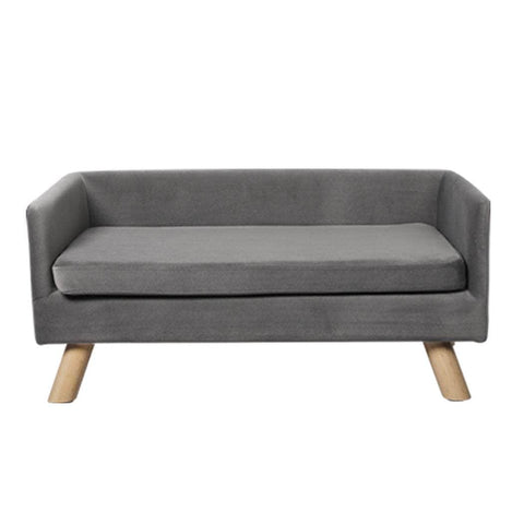 Pet Sofa Bed Dog Warm Soft Lounge - Grey