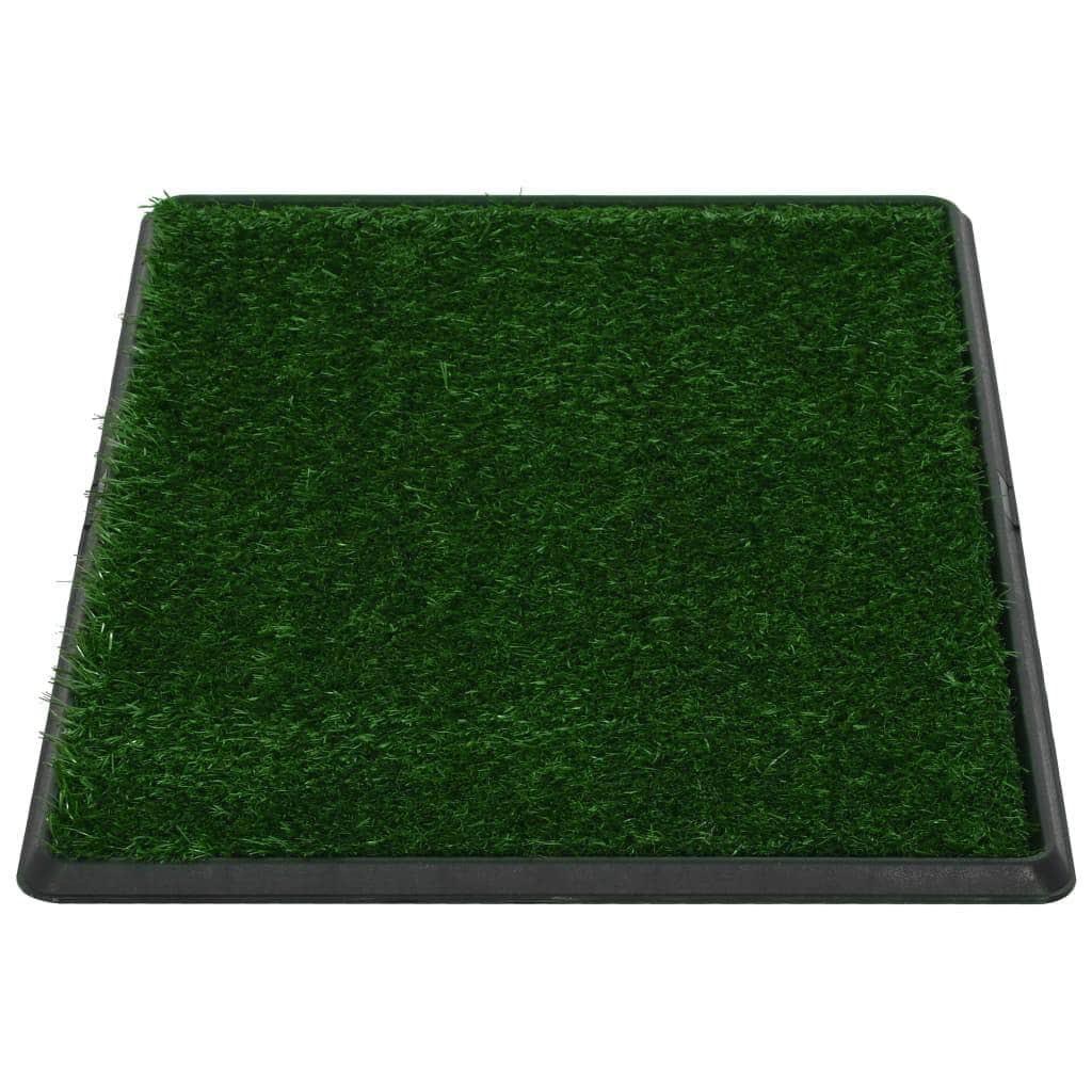 Pet Toilet with Tray and Artificial Turf Green WC