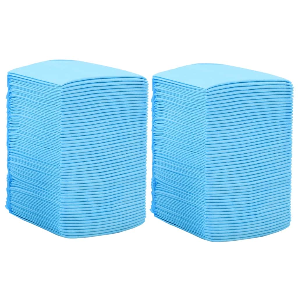 Pet Training Pads  100 pcs Non Woven Fabric Blue and white