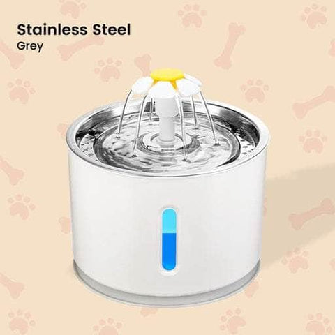 Pet Water Fountain 2.4L With Stainless Steel
